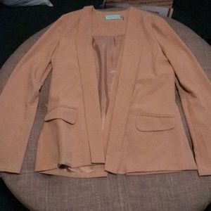 Business blazer with open back